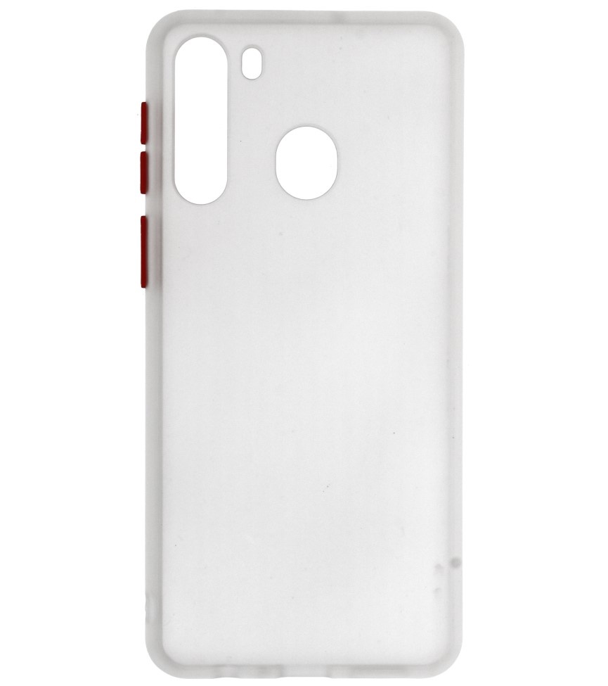 Kleurcombinatie Hard Case voor Samsung Galaxy A21 Transparant