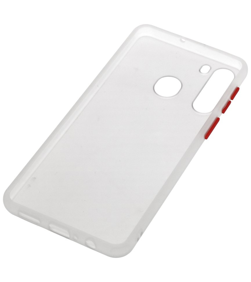 Farbkombination Hard Case für Samsung Galaxy A21 Transparent