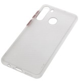 Farbkombination Hard Case für Samsung Galaxy A21 Transparent