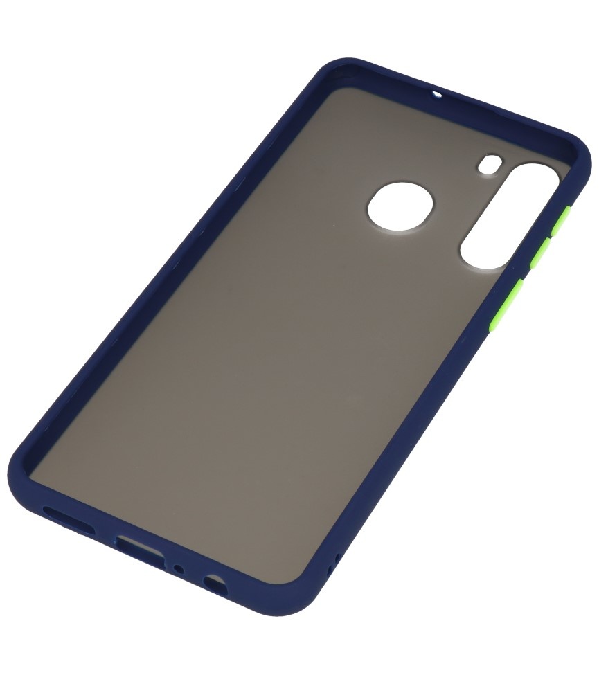 Farbkombination Hard Case für Samsung Galaxy A21 Blau