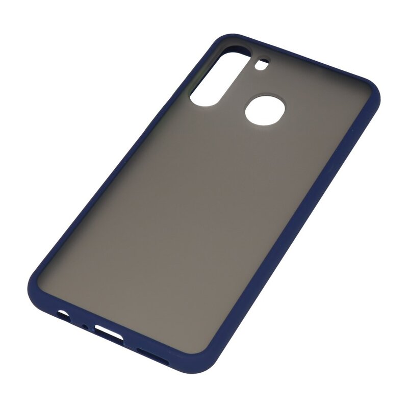Color combination Hard Case for Samsung Galaxy A21 Blue