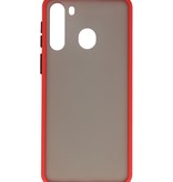 Combinazione di colori Custodia rigida per Samsung Galaxy A21 rosso
