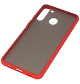 Farbkombination Hard Case für Samsung Galaxy A21 Red