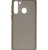 Kleurcombinatie Hard Case voor Samsung Galaxy A21 Groen