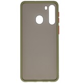 Color combination Hard Case for Samsung Galaxy A21 Green