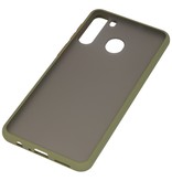 Farbkombination Hard Case für Samsung Galaxy A21 Grün
