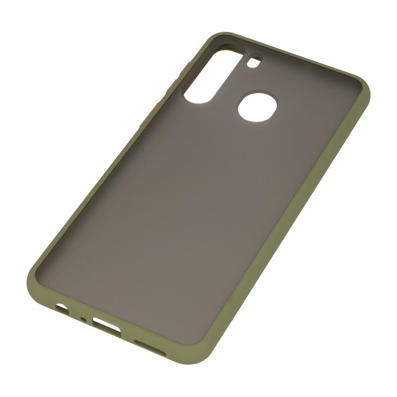 Color combination Hard Case for Samsung Galaxy A21 Green