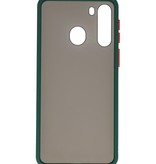 Farbkombination Hard Case für Samsung Galaxy A21 Dunkelgrün