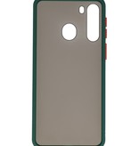 Farvekombination Hård taske til Samsung Galaxy A21 mørkegrøn