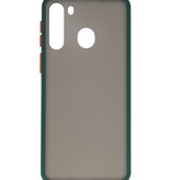 Color combination Hard Case for Samsung Galaxy A21 Dark Green