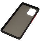 Funda rígida combinada de colores para Samsung Galaxy A81 / S10 Lite Negro