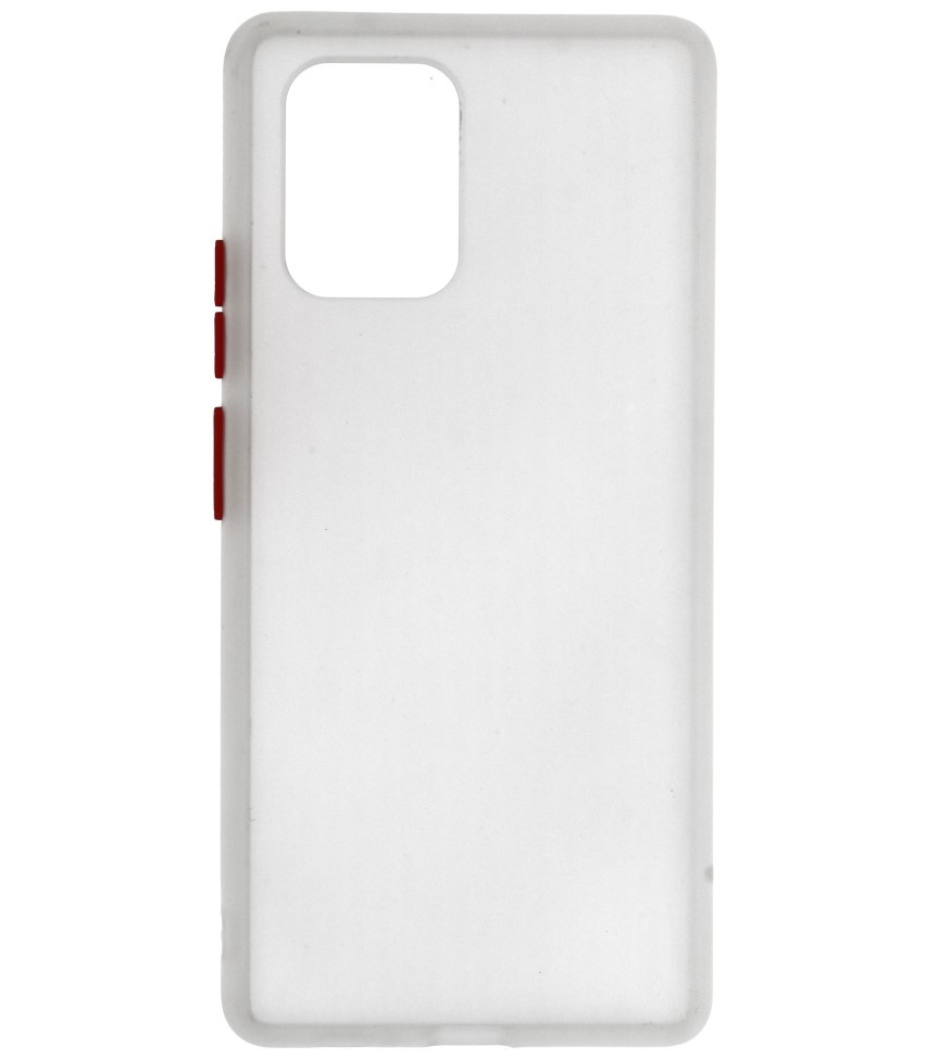 Farvekombination Hård taske til Samsung Galaxy A81 Transparent