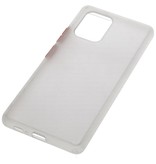 Funda rígida combinada de colores para Samsung Galaxy A81 Transparente