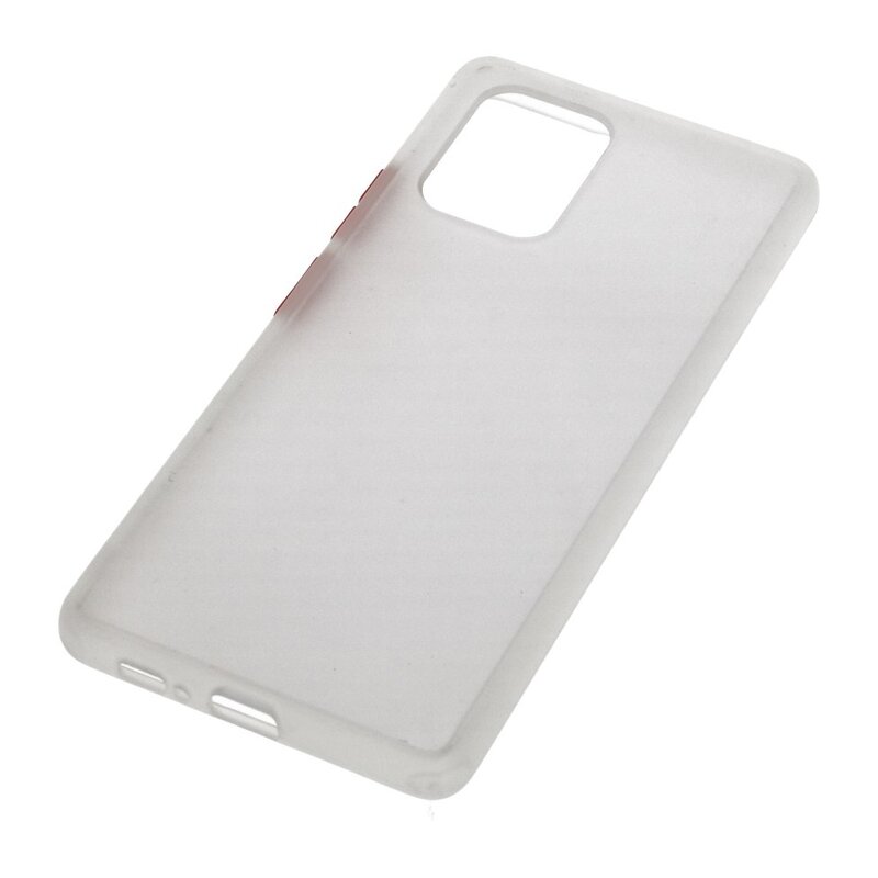 Funda rígida combinada de colores para Samsung Galaxy A81 Transparente