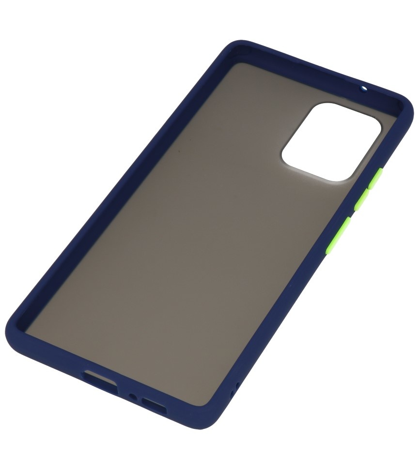 Color combination Hard Case for Samsung Galaxy A81 Blue