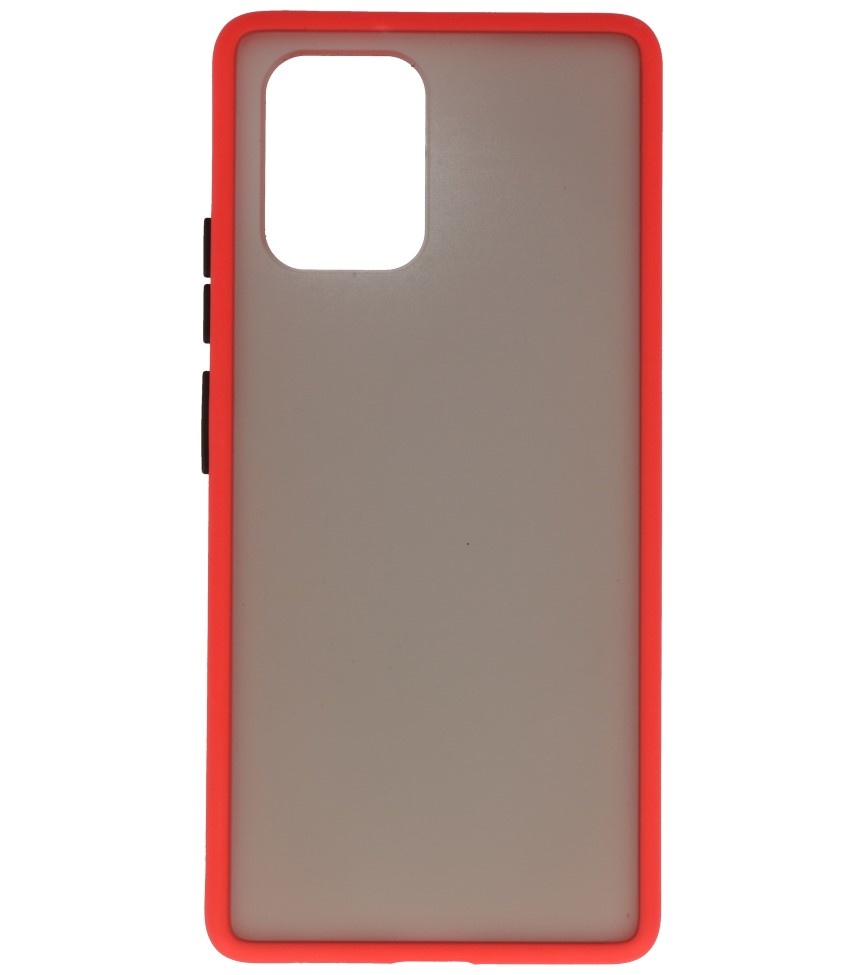 Color combination Hard Case for Samsung Galaxy A81 Red