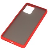 Combinazione di colori Custodia rigida per Samsung Galaxy A81 rosso