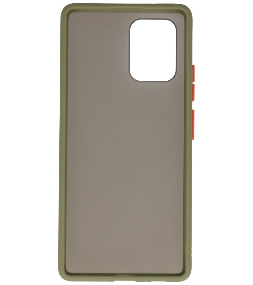 Kleurcombinatie Hard Case voor Samsung Galaxy A81 / Note 10 Lite Groen