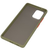 Farvekombination Hård taske til Samsung Galaxy A81 Green