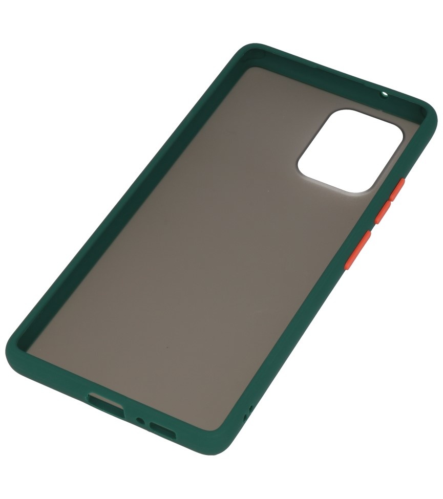 Color combination Hard Case for Samsung Galaxy A81 Dark Green