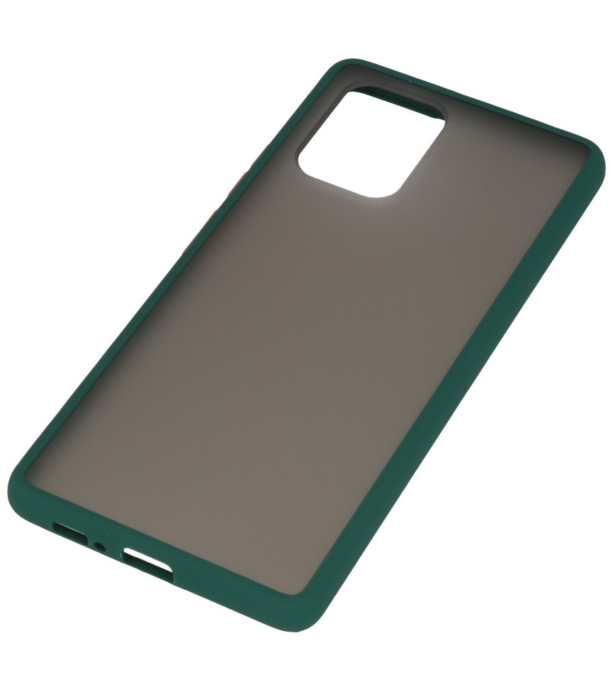 Color combination Hard Case for Samsung Galaxy A81 Dark Green