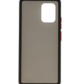 Funda rígida combinada de colores para Samsung Galaxy A91 Negro