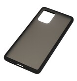 Funda rígida combinada de colores para Samsung Galaxy A91 Negro