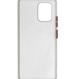 Étui rigide à combinaison de couleurs pour Samsung Galaxy A91 Transparent