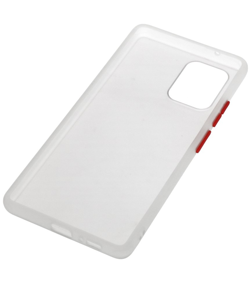 Farbkombination Hard Case für Samsung Galaxy A91 Transparent