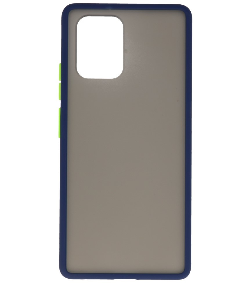 Farbkombination Hard Case für Samsung Galaxy A91 Blau