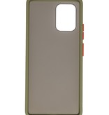 Farvekombination Hård taske til Samsung Galaxy A91 Green