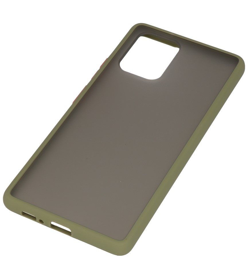 Kleurcombinatie Hard Case voor Samsung Galaxy A91 / S10 Lite Groen