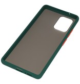 Kleurcombinatie Hard Case voor Samsung Galaxy A91 / S10 Lite Donker Groen