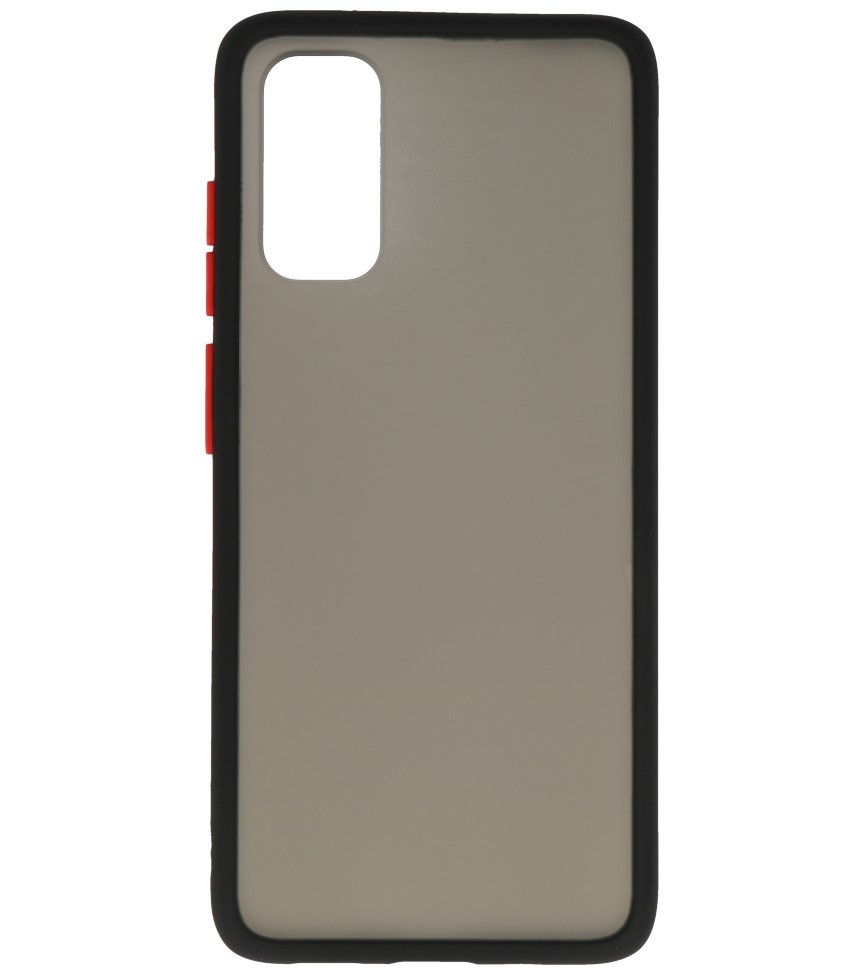 Combinación de colores Estuche rígido para Galaxy S20 / 5G Negro