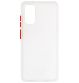 Combinación de colores Estuche rígido para Galaxy S20 / 5G Transparente