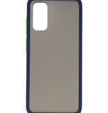 Combinación de colores Estuche rígido para Galaxy S20 / 5G Azul