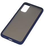 Combinación de colores Estuche rígido para Galaxy S20 / 5G Azul