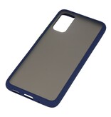 Combinación de colores Estuche rígido para Galaxy S20 / 5G Azul