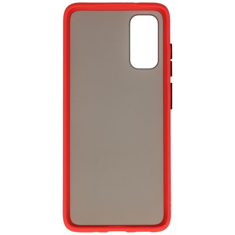 Combinazione di colori Custodia rigida per Galaxy S20 / 5G rosso