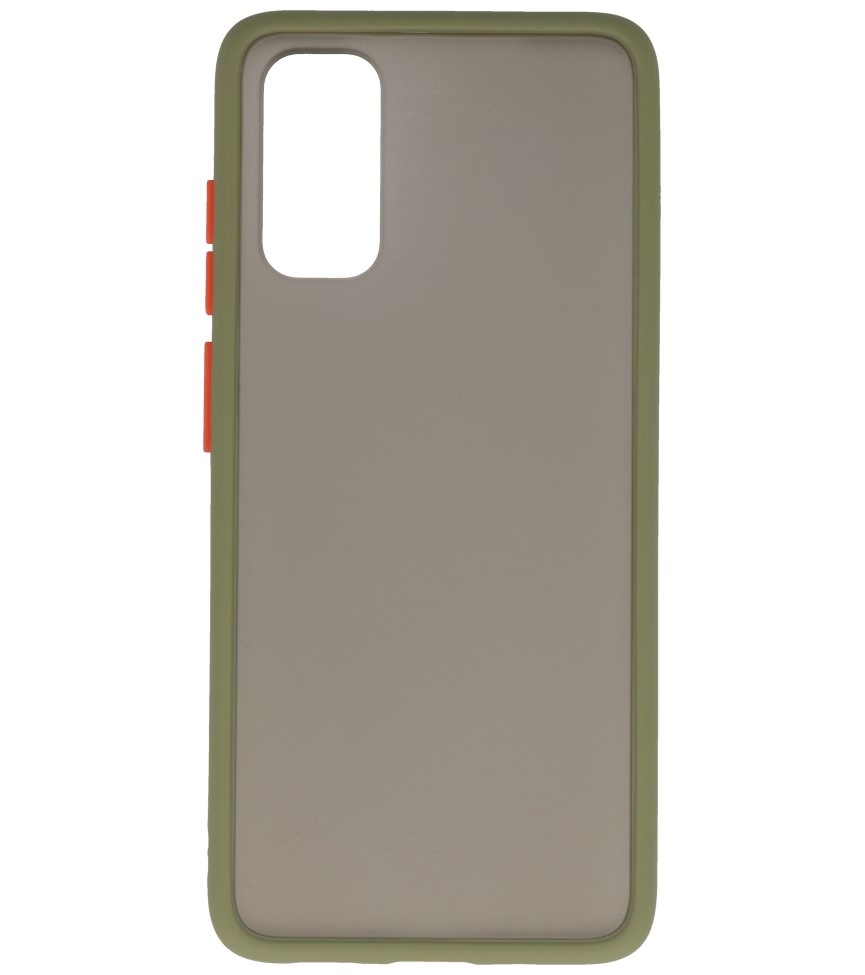 Color combination Hard Case for Galaxy S20 / 5G Green