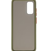 Combinazione di colori Custodia rigida per Galaxy S20 / 5G verde