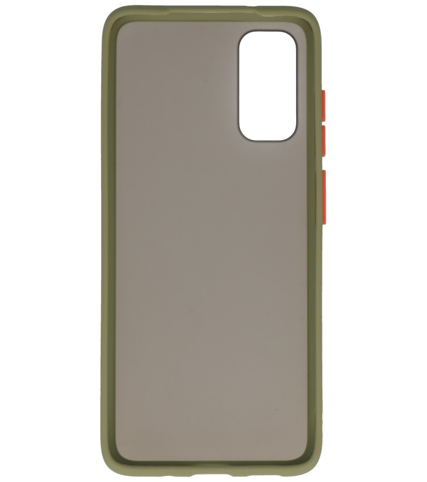 Color combination Hard Case for Galaxy S20 / 5G Green