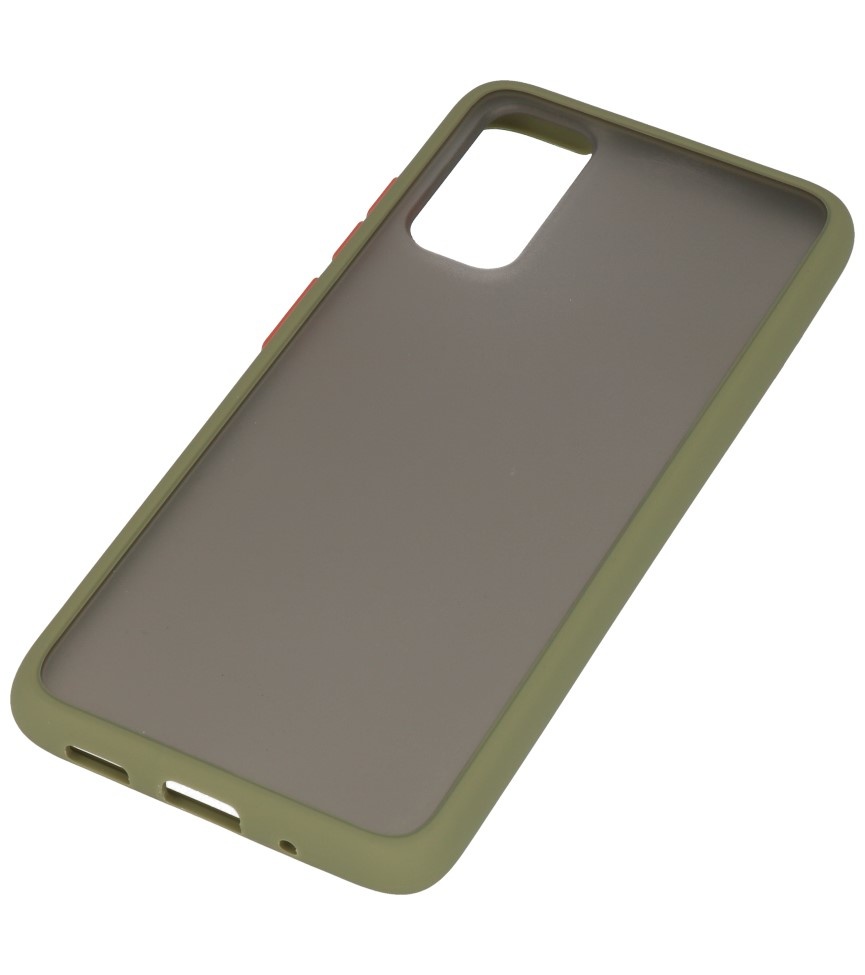 Combinazione di colori Custodia rigida per Galaxy S20 / 5G verde