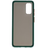 Kleurcombinatie Hard Case voor Galaxy S20 / 5G Donker Groen