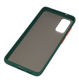 Kleurcombinatie Hard Case voor Galaxy S20 / 5G Donker Groen