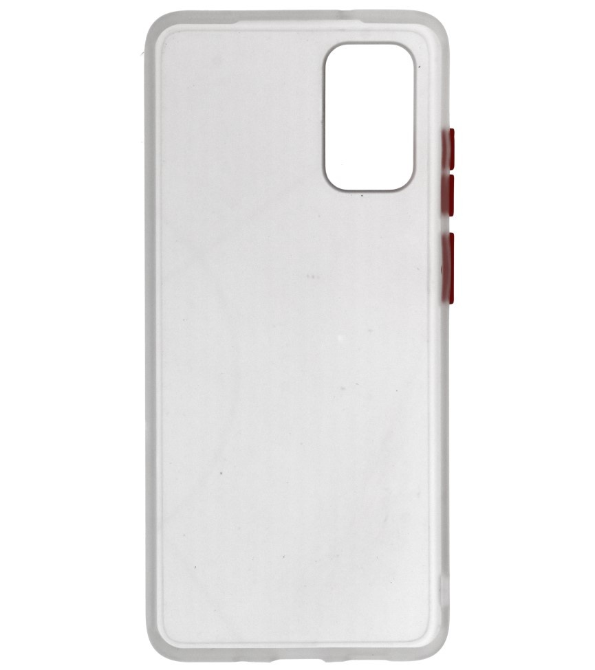 Kleurcombinatie Hard Case voor Galaxy S20 Plus / 5G Transparant