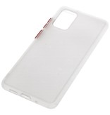 Combinación de colores Estuche rígido para Galaxy S20 Plus / 5G Transparente