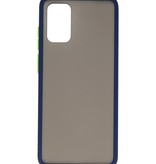 Combinación de colores Estuche rígido para Galaxy S20 Plus / 5G Azul