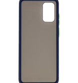 Combinación de colores Estuche rígido para Galaxy S20 Plus / 5G Azul