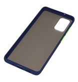 Kleurcombinatie Hard Case voor Galaxy S20 Plus / 5G Blauw